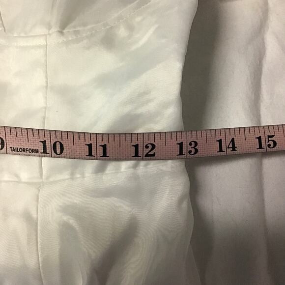 LULU'S SZ S White True Excellence Bustier Off-The-Shoulder Maxi Dress NEW 0b16 - Picture 8 of 11